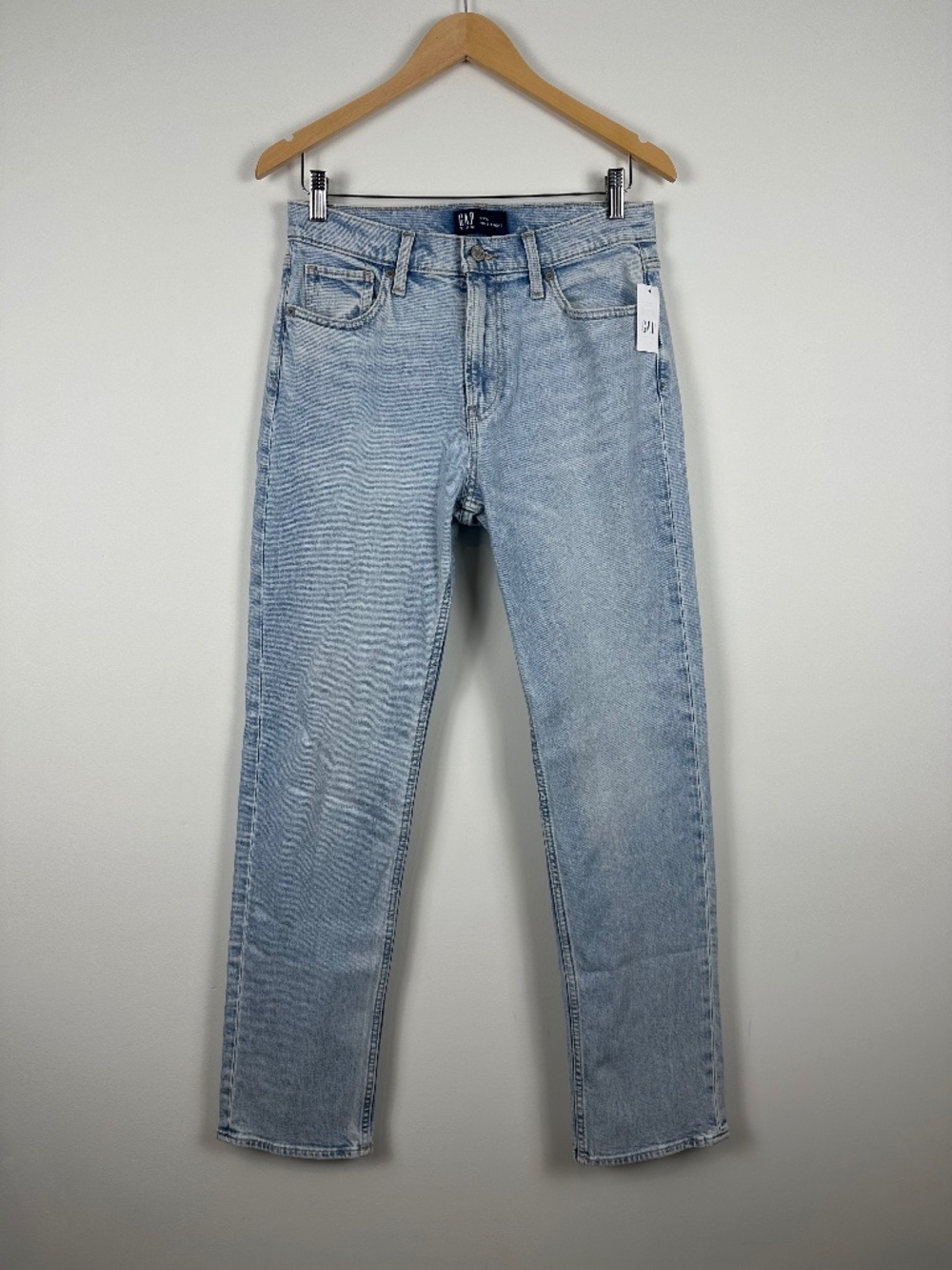 Gap Factory High Rise ’90s Slim Straight Jeans Light Wash 8/29 Long NWT